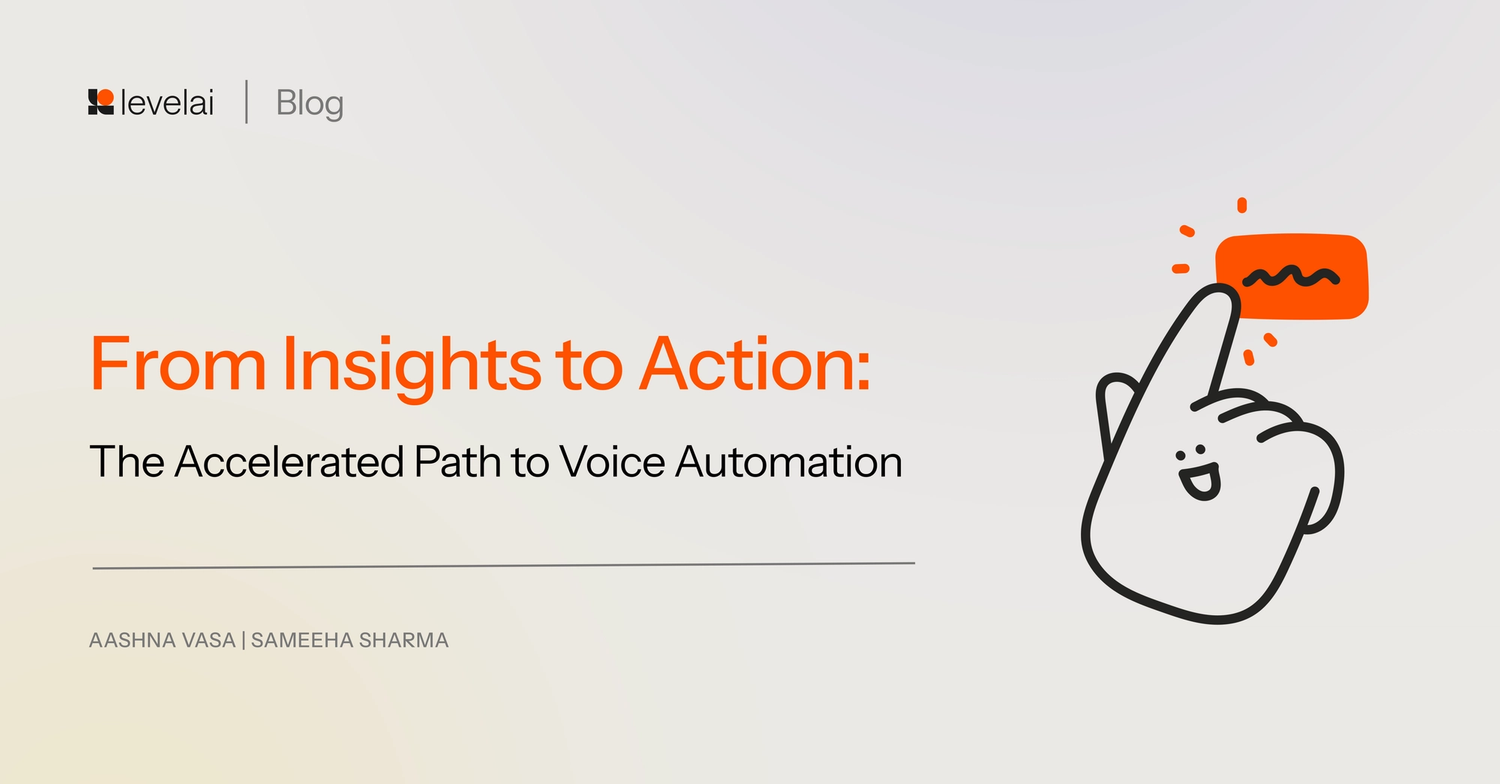 From Insights to Action: The Accelerated Path to Voice Automation