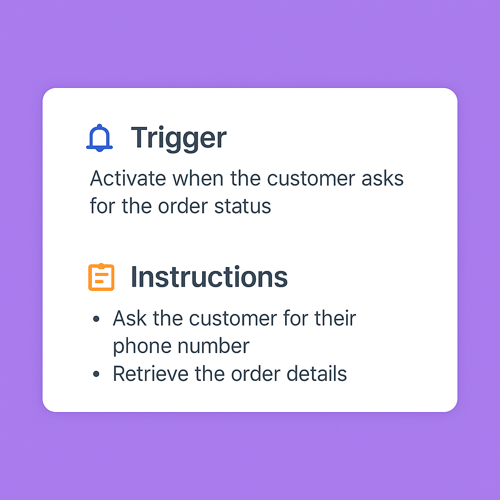 agent actions