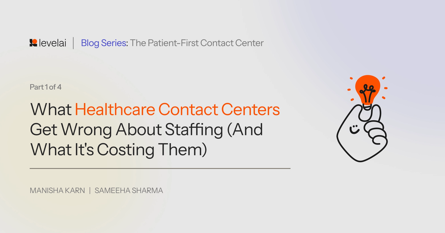 What Healthcare Contact Centers Get Wrong About Staffing (And What It's Costing Them)