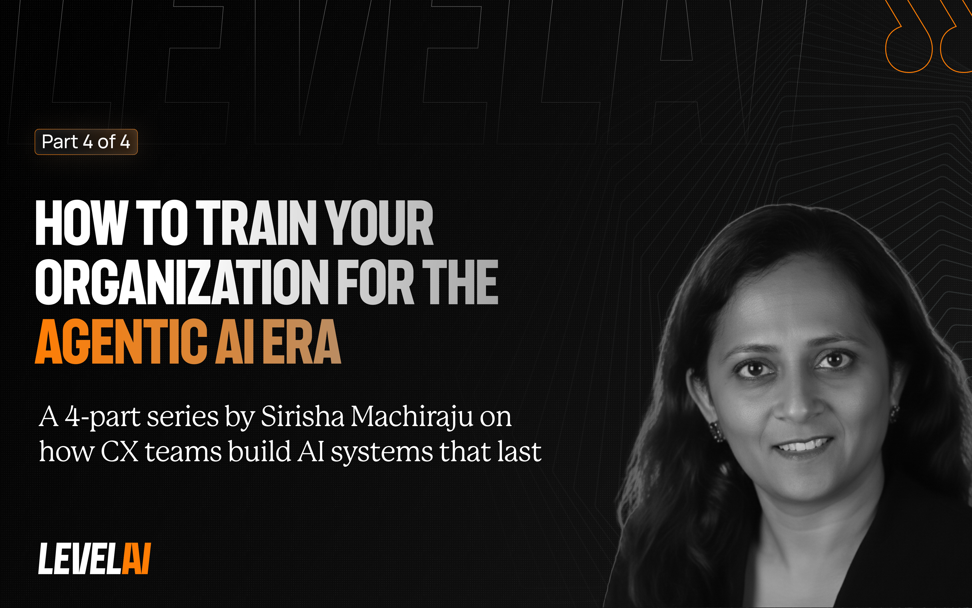 How to Train Your Organization for the Agentic AI Era