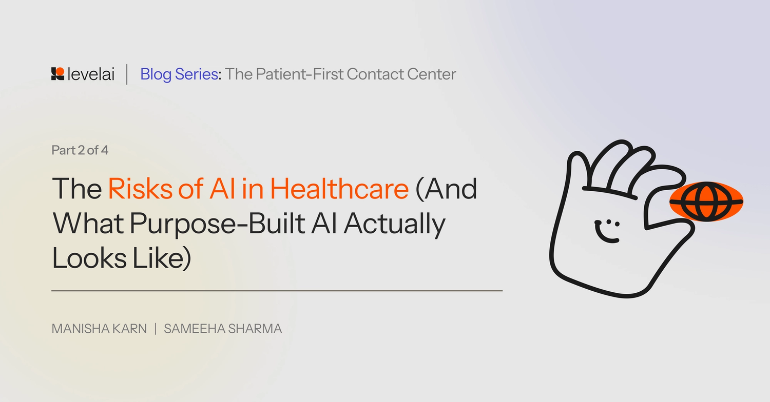 The Risks of AI in Healthcare (And What Purpose-Built AI Actually Looks Like)