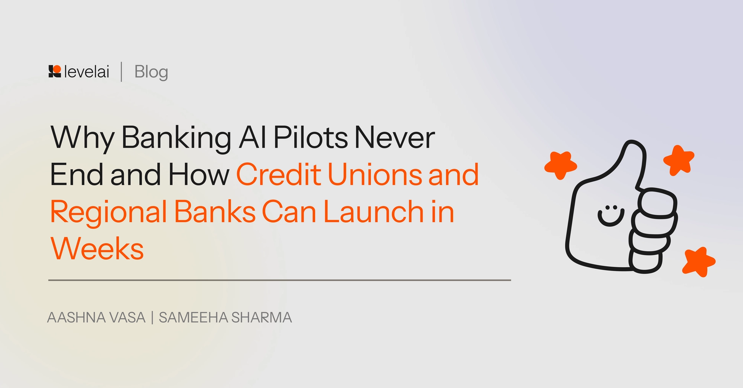 Why Banking AI Pilots Never End and How Credit Unions and Regional Banks Can Launch in Weeks