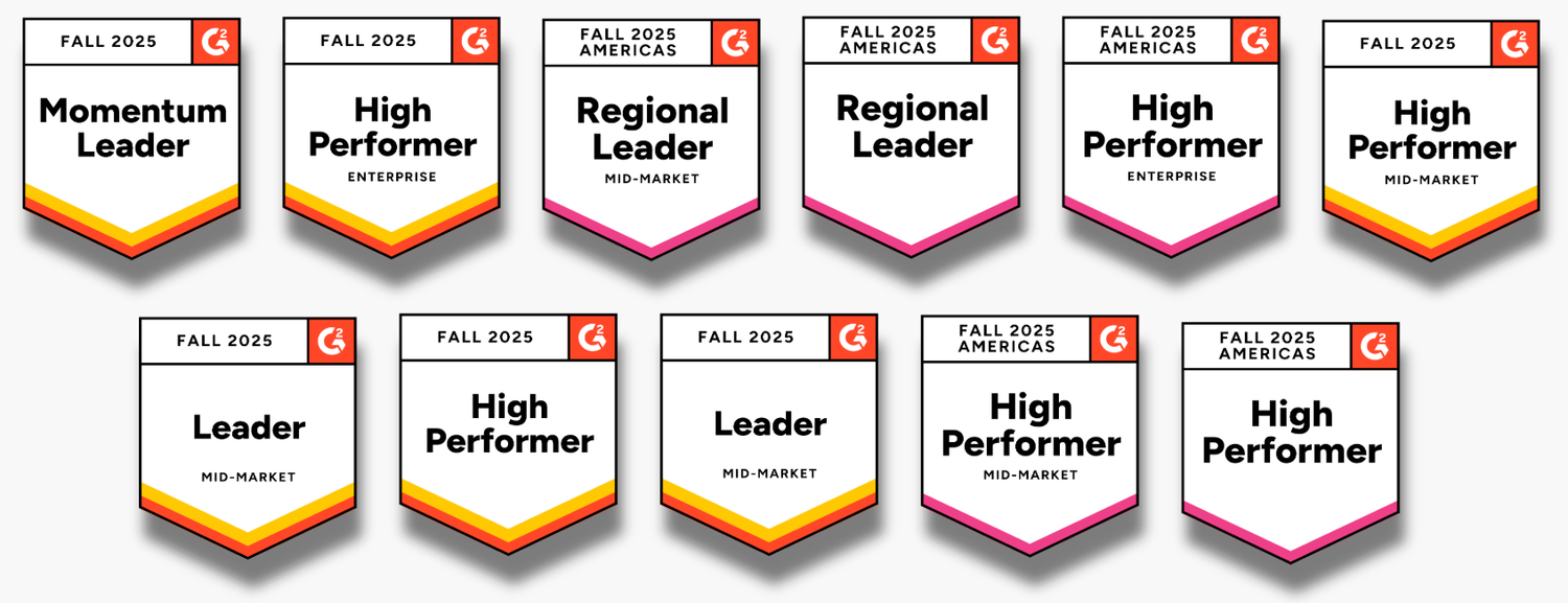 G2 Fall 2025 Badges
