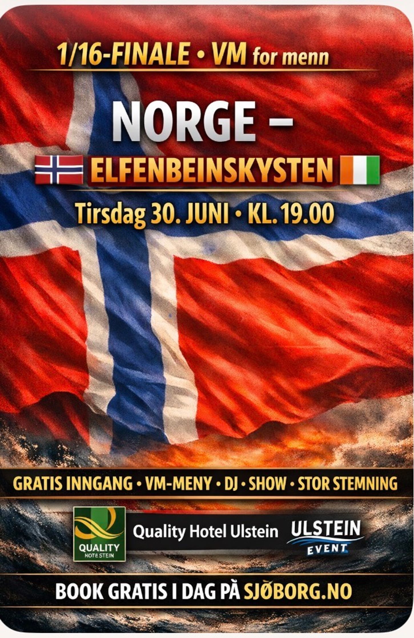 AI-generert plakat, Noreg-Elfenbeinskysten