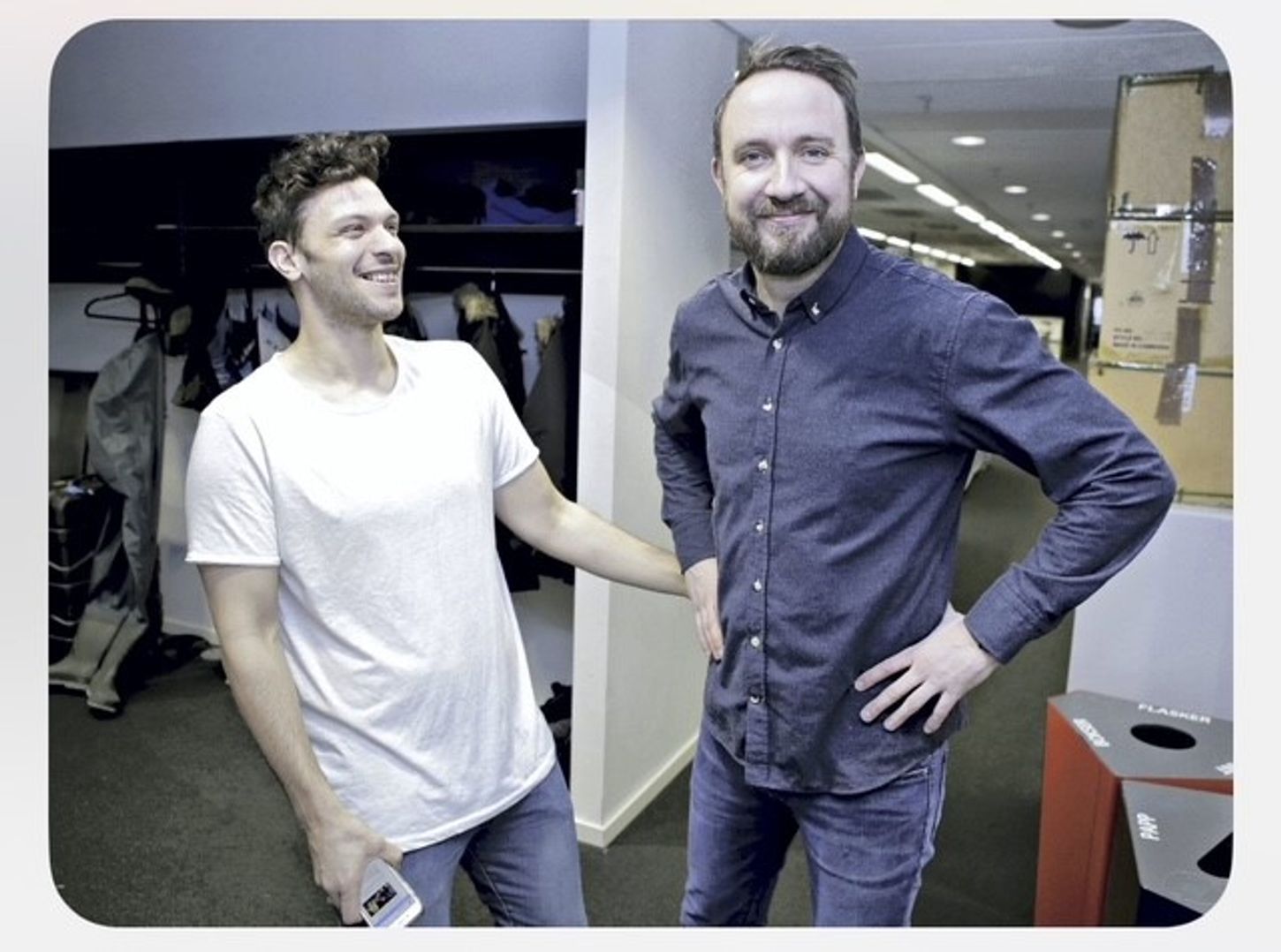 Bilde av Bernt Hulsker og Jamel Rake