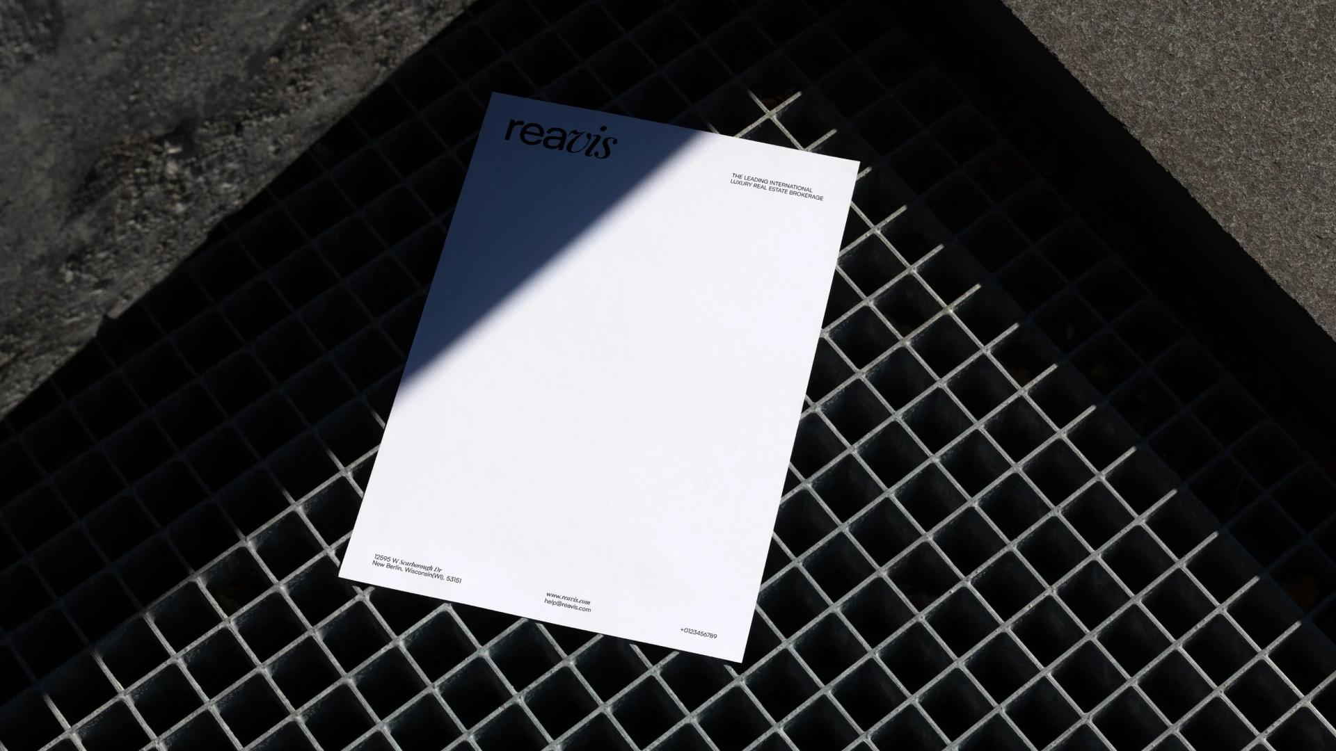 Reavis letterhead stationery