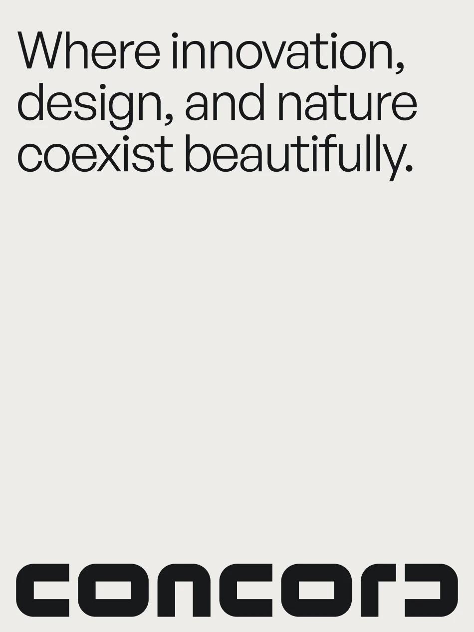 CONCORD innovation, design and nature campaign