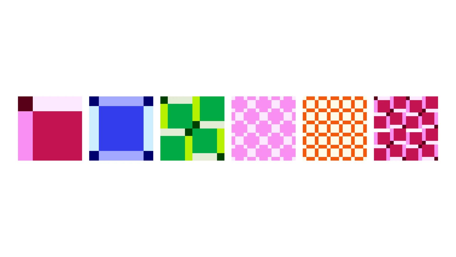 Waybill package-inspired pattern system