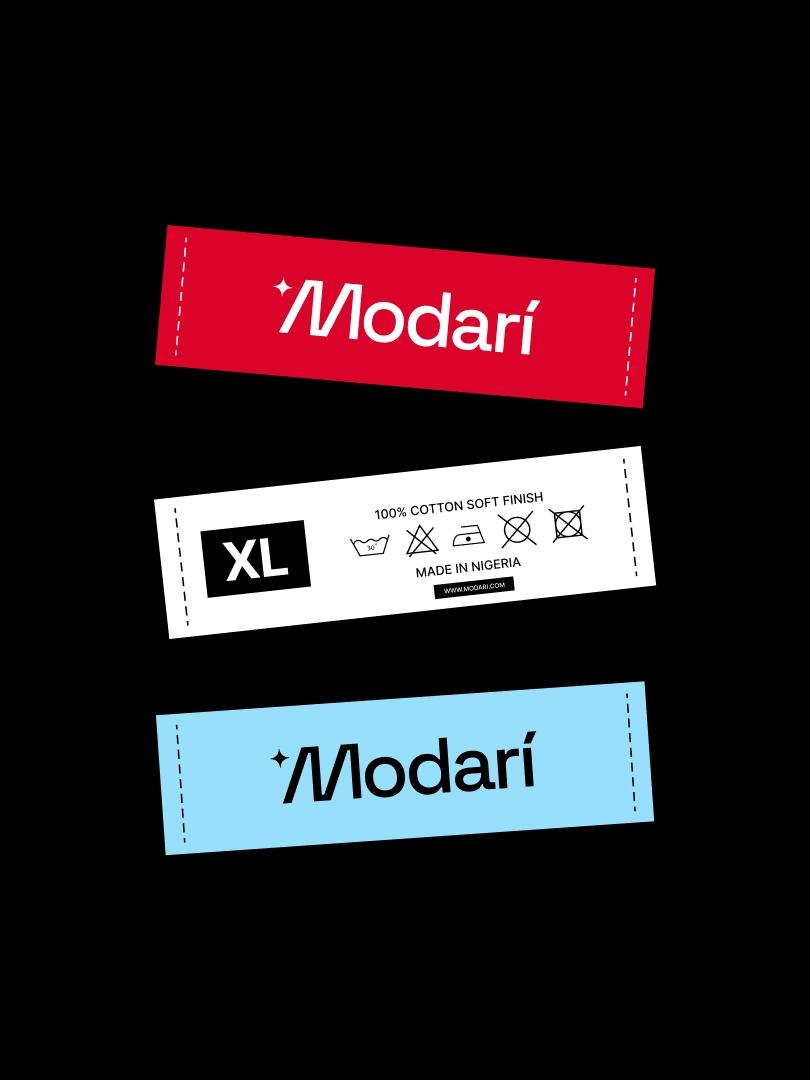 Modari garment label system