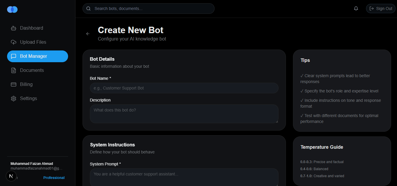 Create Bot
