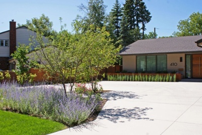 Claywork Design & Construction: Purple Prairie Garden