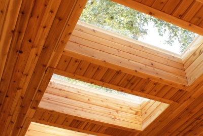 Claywork Design & Construction: Cedar Sunroom