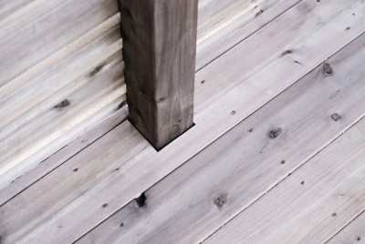 Claywork Design & Construction: Modern Cedar Deck