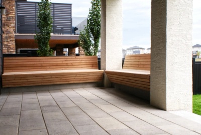 Claywork Design & Construction: Fir Benches