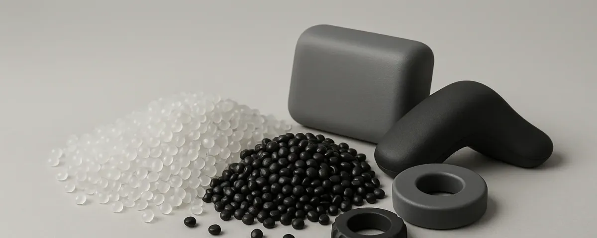 Thermoplastische Elastomere: Granulat und Formteile
