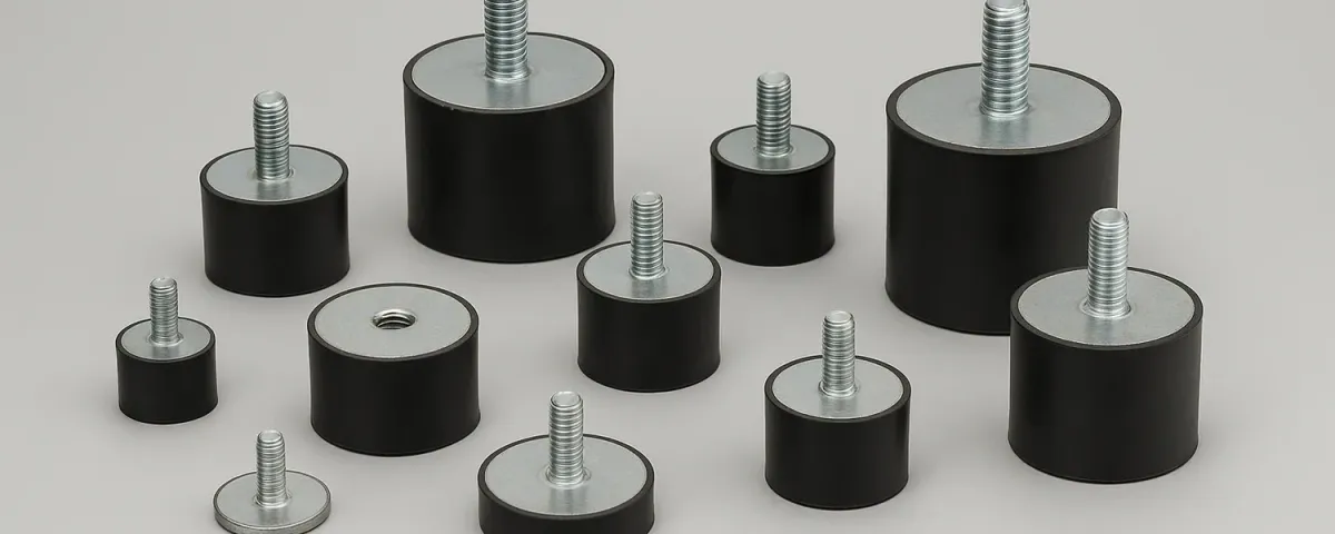 Gummi-Metall-Verbindungen: Schwingungselemente