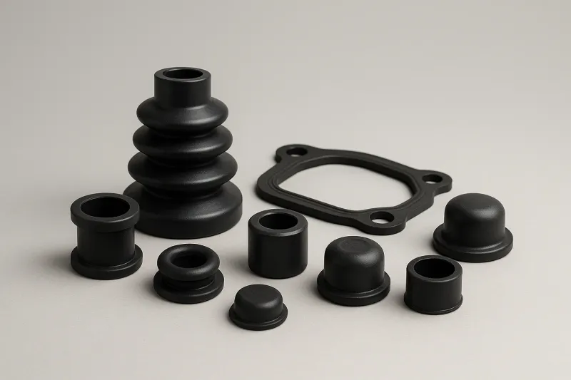 Elastomer-Formteile in verschiedenen Geometrien und Werkstoffen