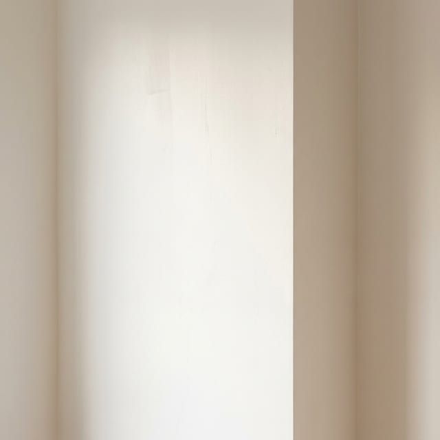 Warm white painted wall