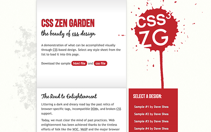 CSS Zen Garden