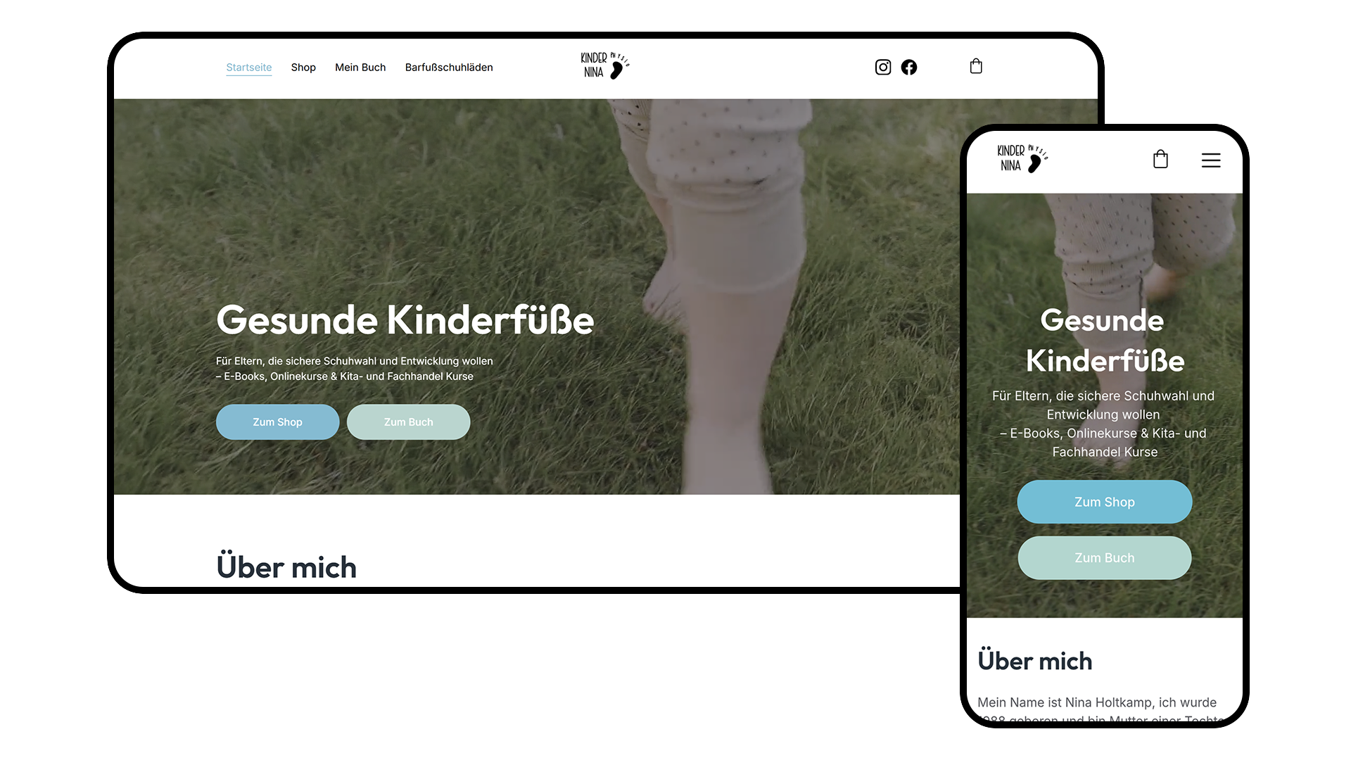 Kinderphysio Nina Website