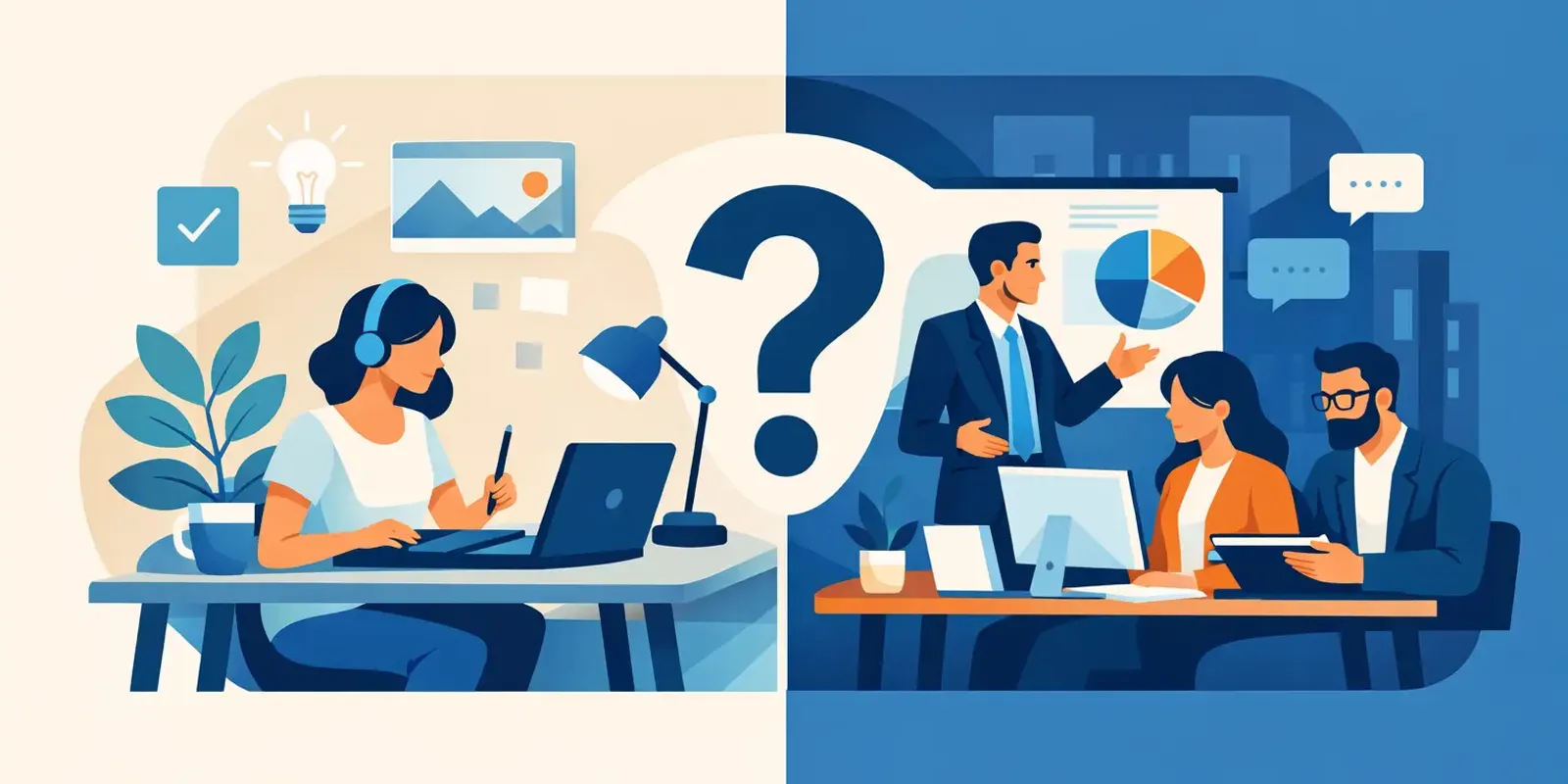 Freelancer oder Agentur: Was passt zu deinem Projekt?