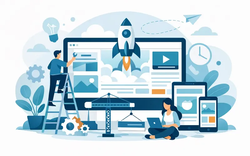 Illustration für den Artikel "Website Relaunch Beispiel für KMU"