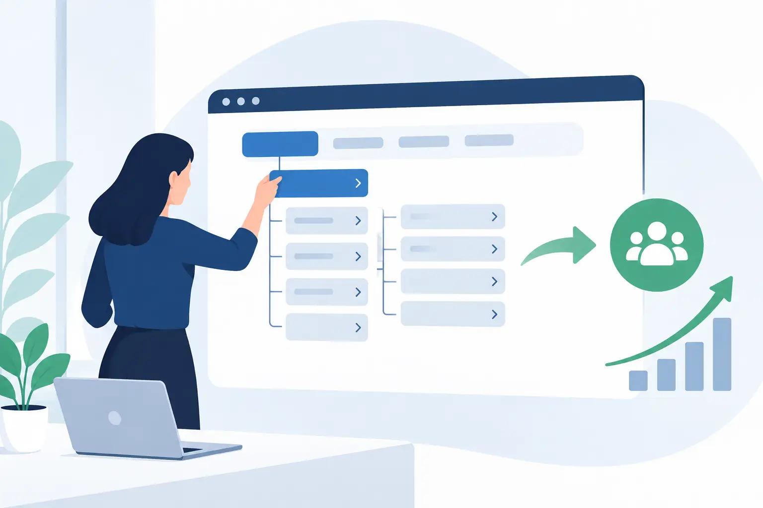 Website Navigation strukturieren für mehr Anfragen