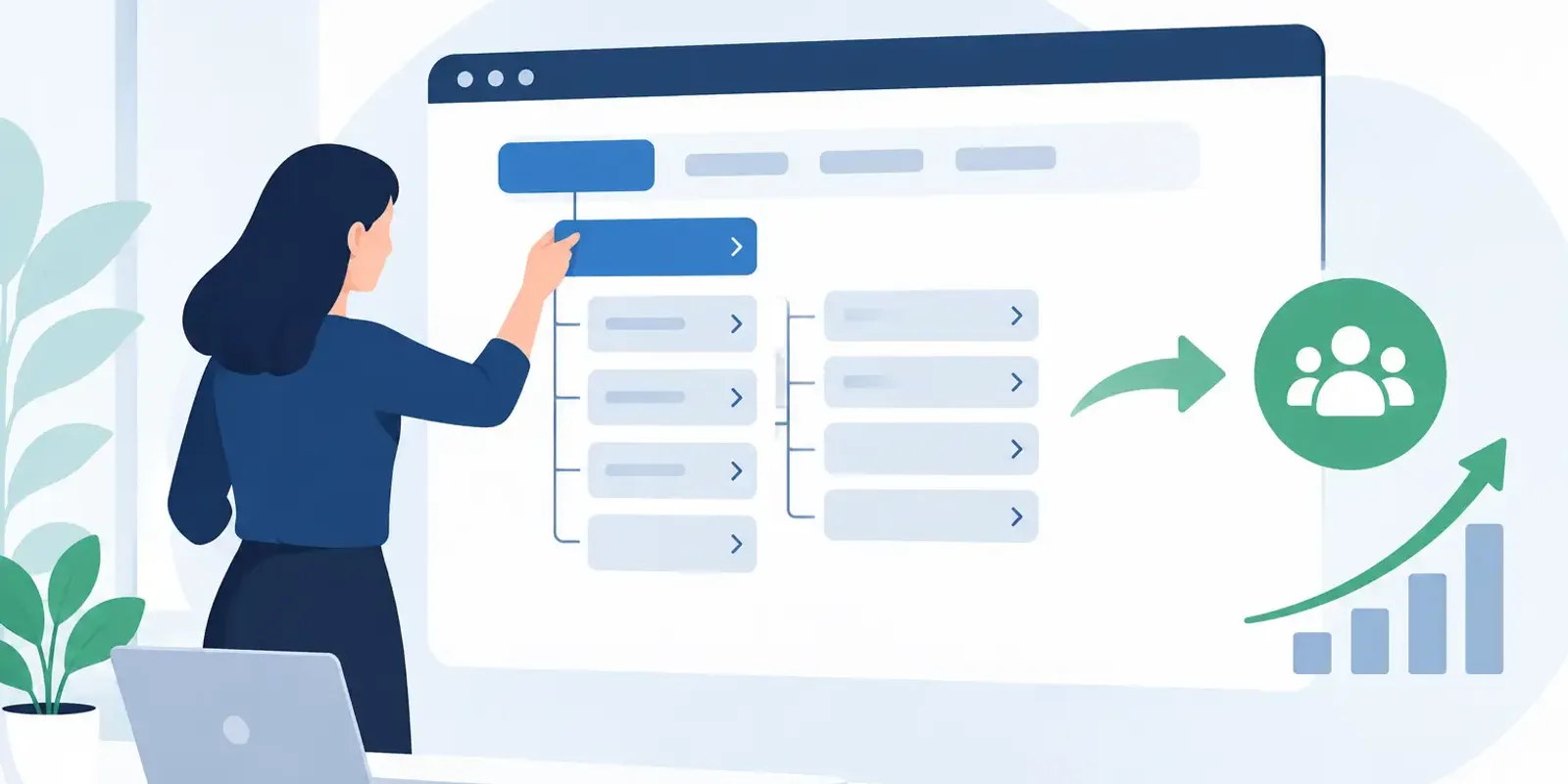 Website Navigation strukturieren für mehr Anfragen