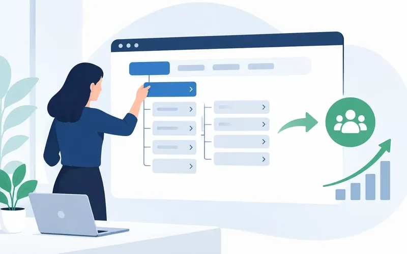 Website Navigation strukturieren für mehr Anfragen
