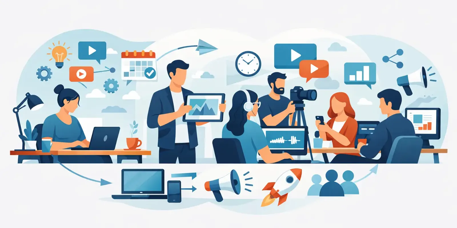 Content-Produktion-Prozess-Beispiel für KMU