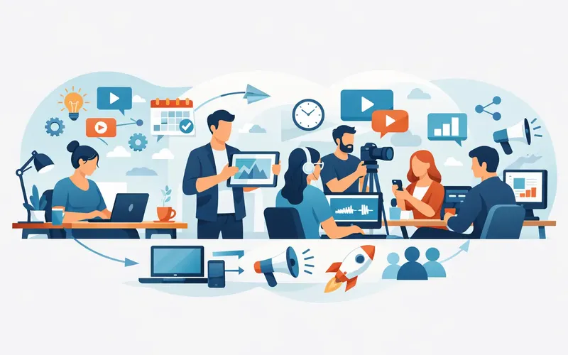 Content-Produktion-Prozess-Beispiel für KMU