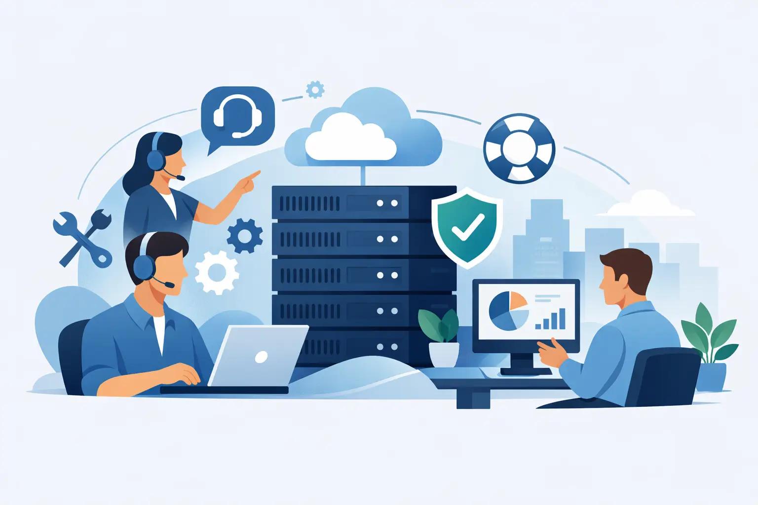 Hosting Support, der dein Unternehmen entlastet