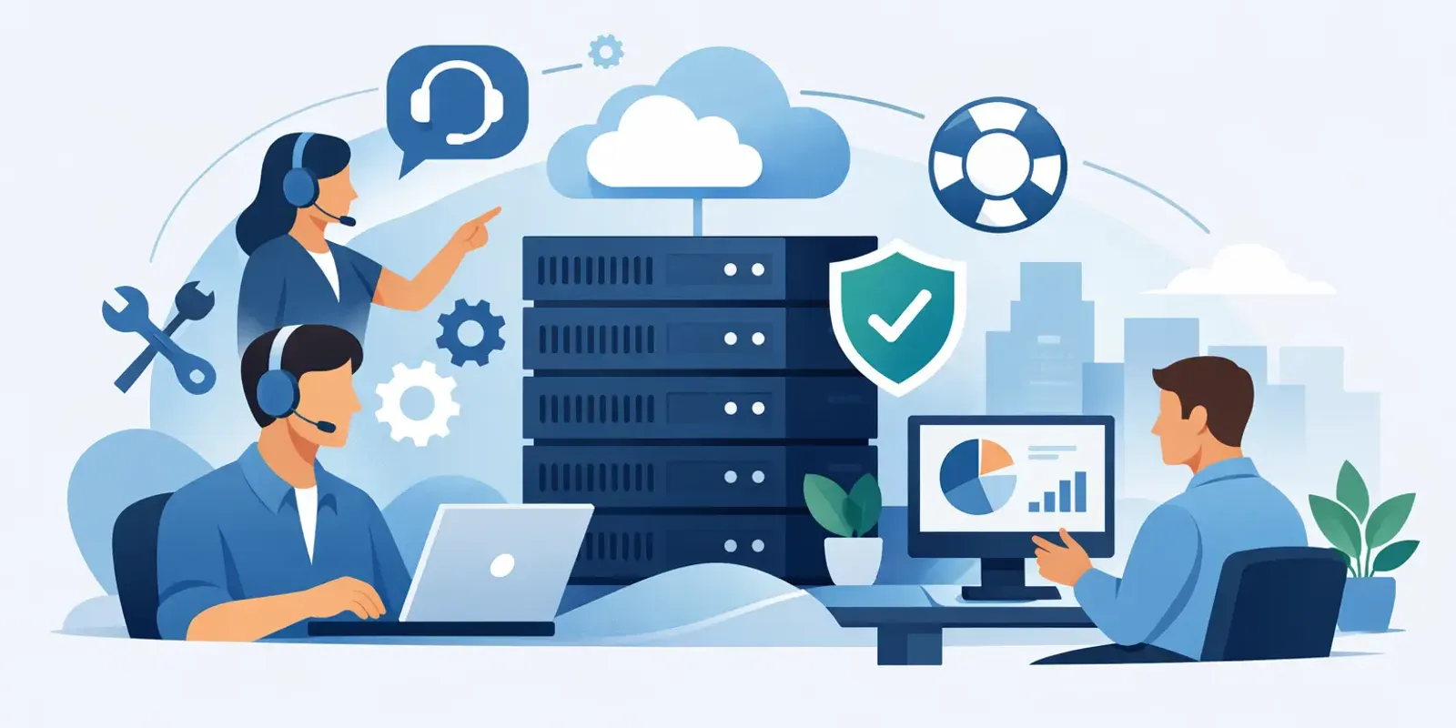 Hosting Support, der dein Unternehmen entlastet