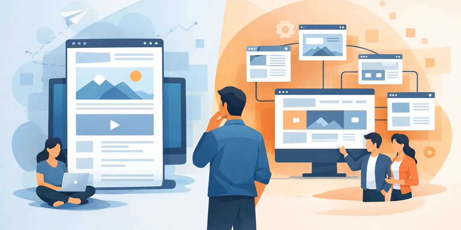 Onepager oder Multipage Website - was passt?