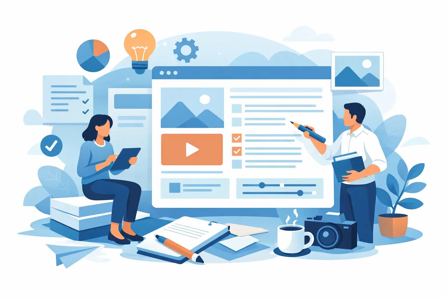 Website Inhalte effizient vorbereiten