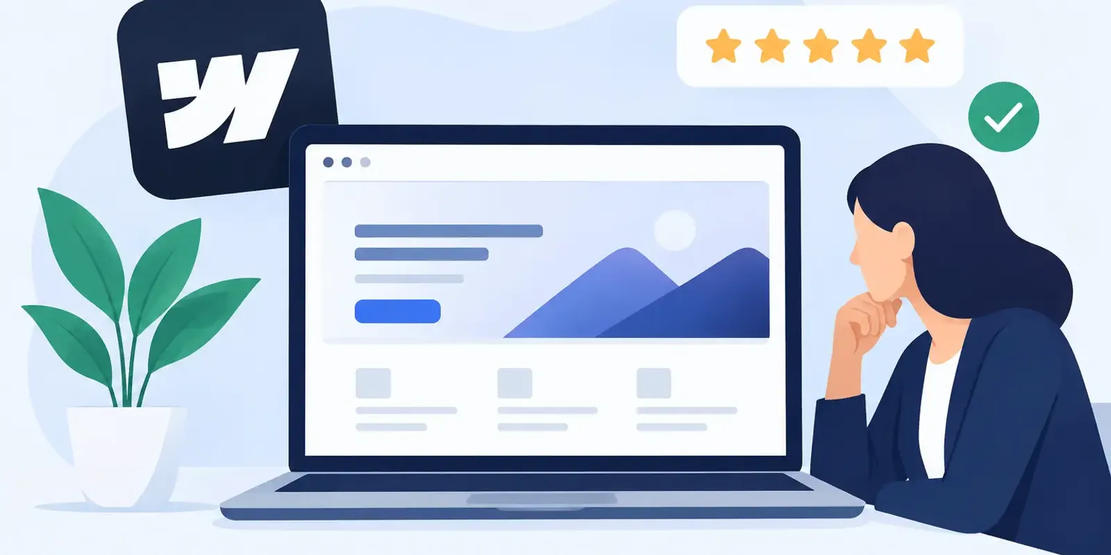 Webflow für Unternehmensseiten: ehrlich bewertet