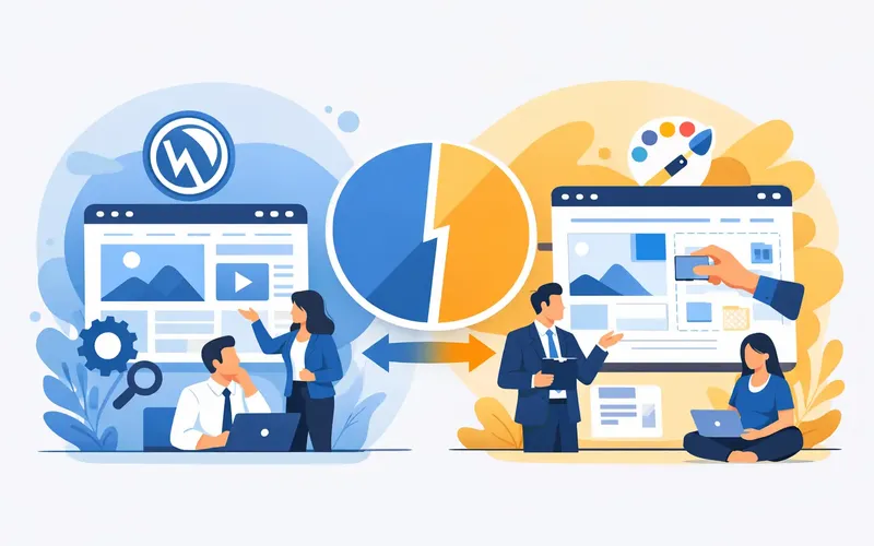 WordPress oder Wix für Unternehmen richtig wählen