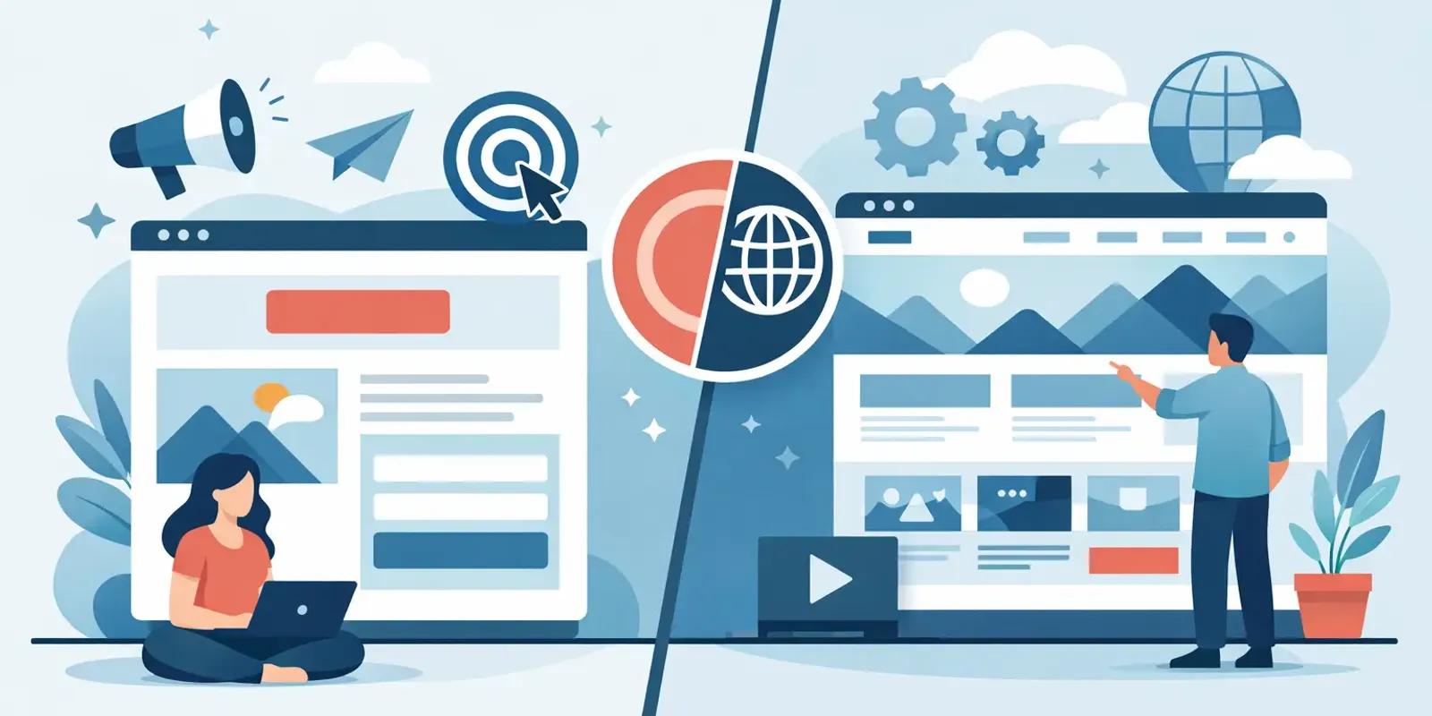 Landingpage oder Website: Der Unterschied