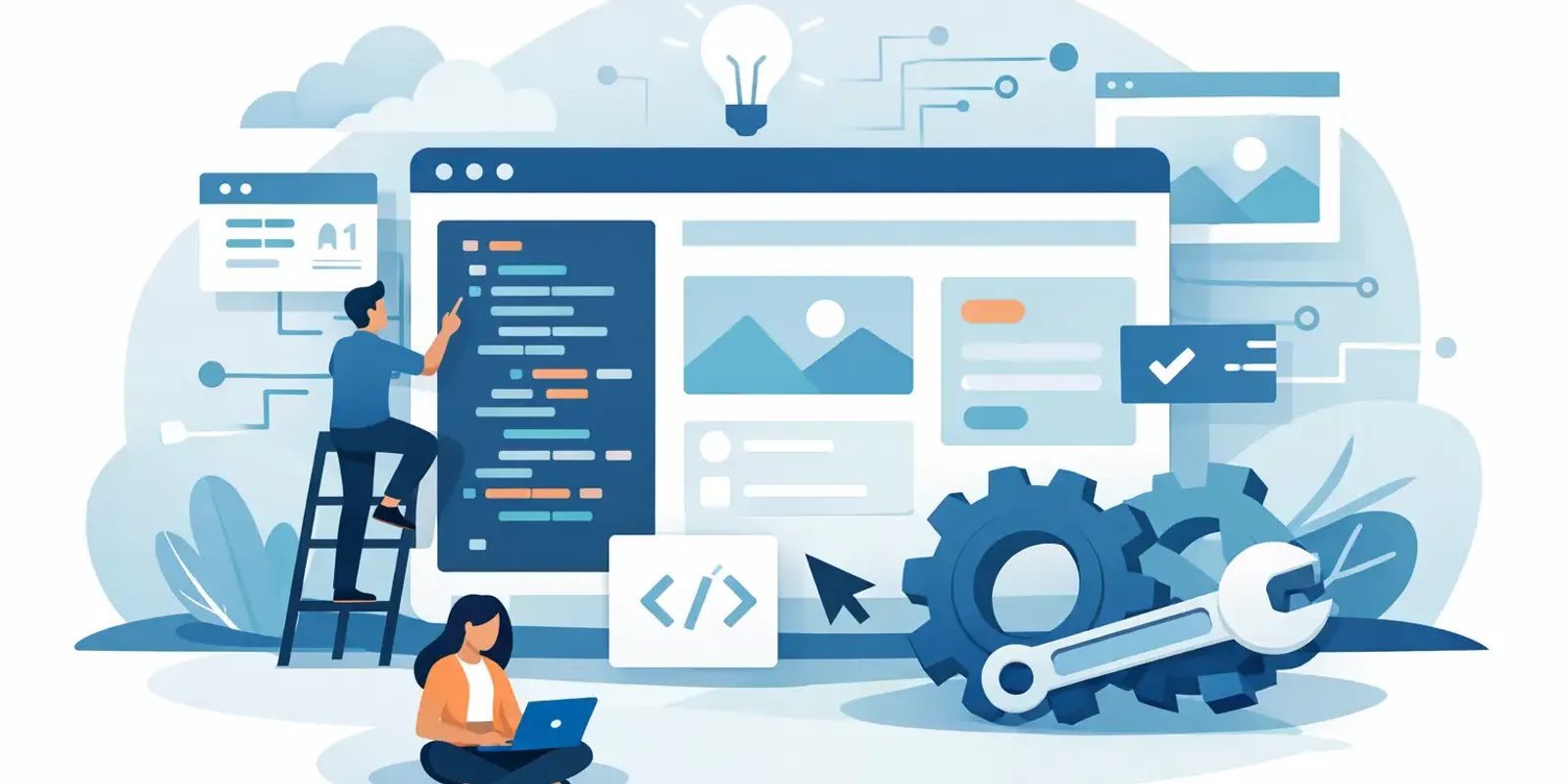 Illustration für den Artikel "Individuelle Website-Funktionen programmieren"