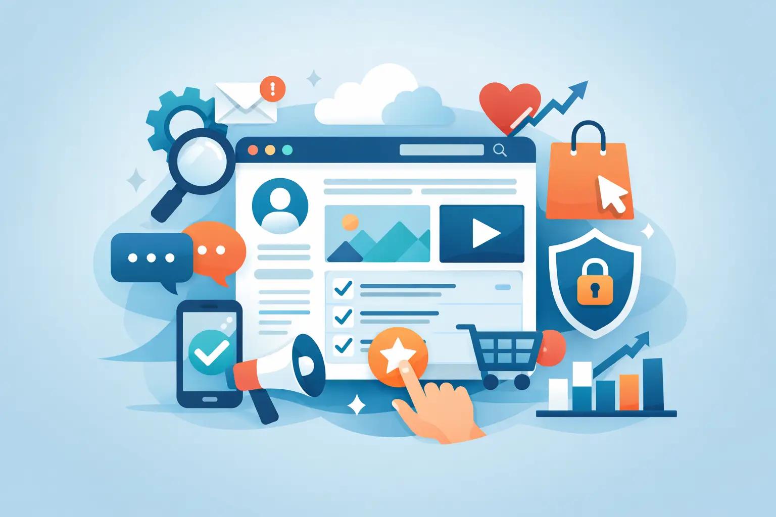 9 beste Website Funktionen für KMU