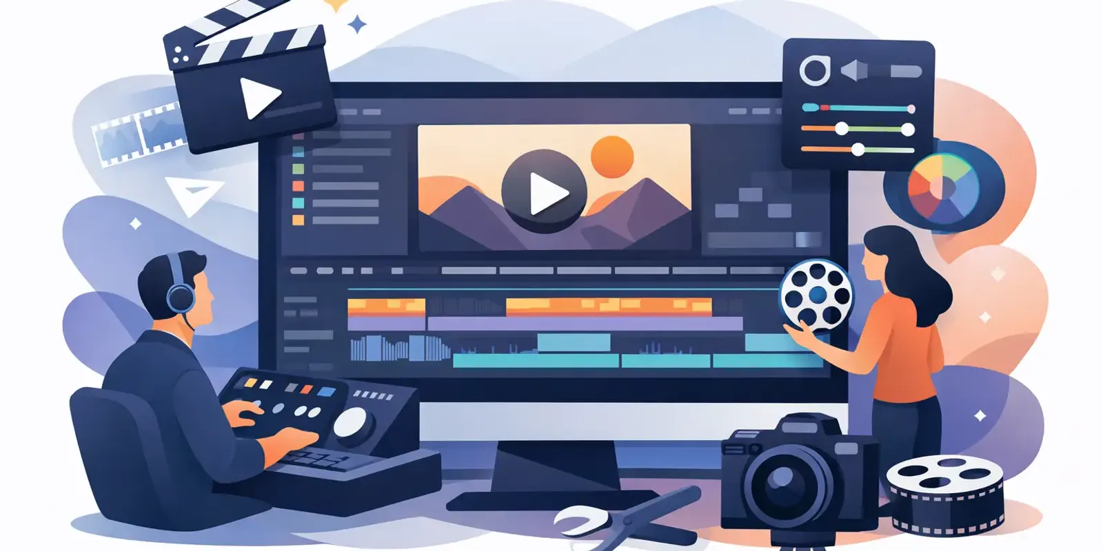 Illustration für den Artikel "Was bringt professioneller Videoschnitt wirklich?"