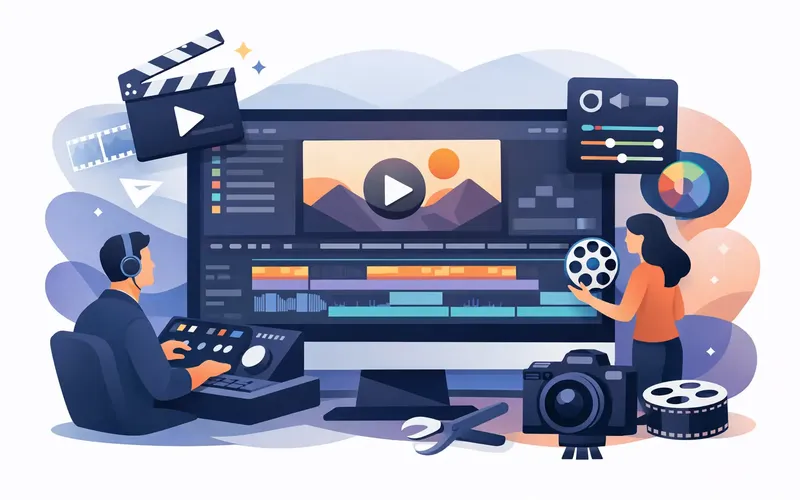 Illustration für den Artikel "Was bringt professioneller Videoschnitt wirklich?"