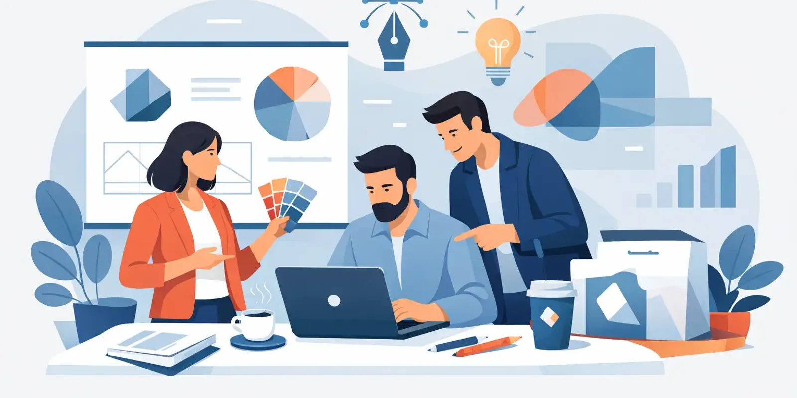 Beispiel für Corporate Design für ein Startup