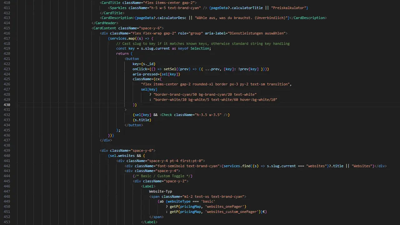 Individualprogrammierung - Bild 1