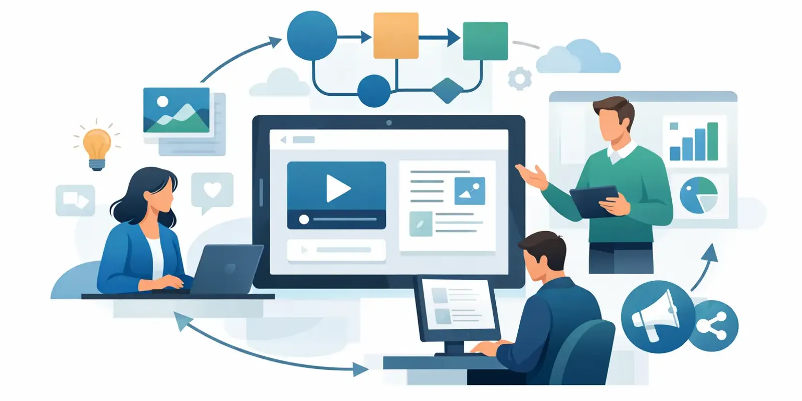 Beispiel Content-Workflow für Unternehmen