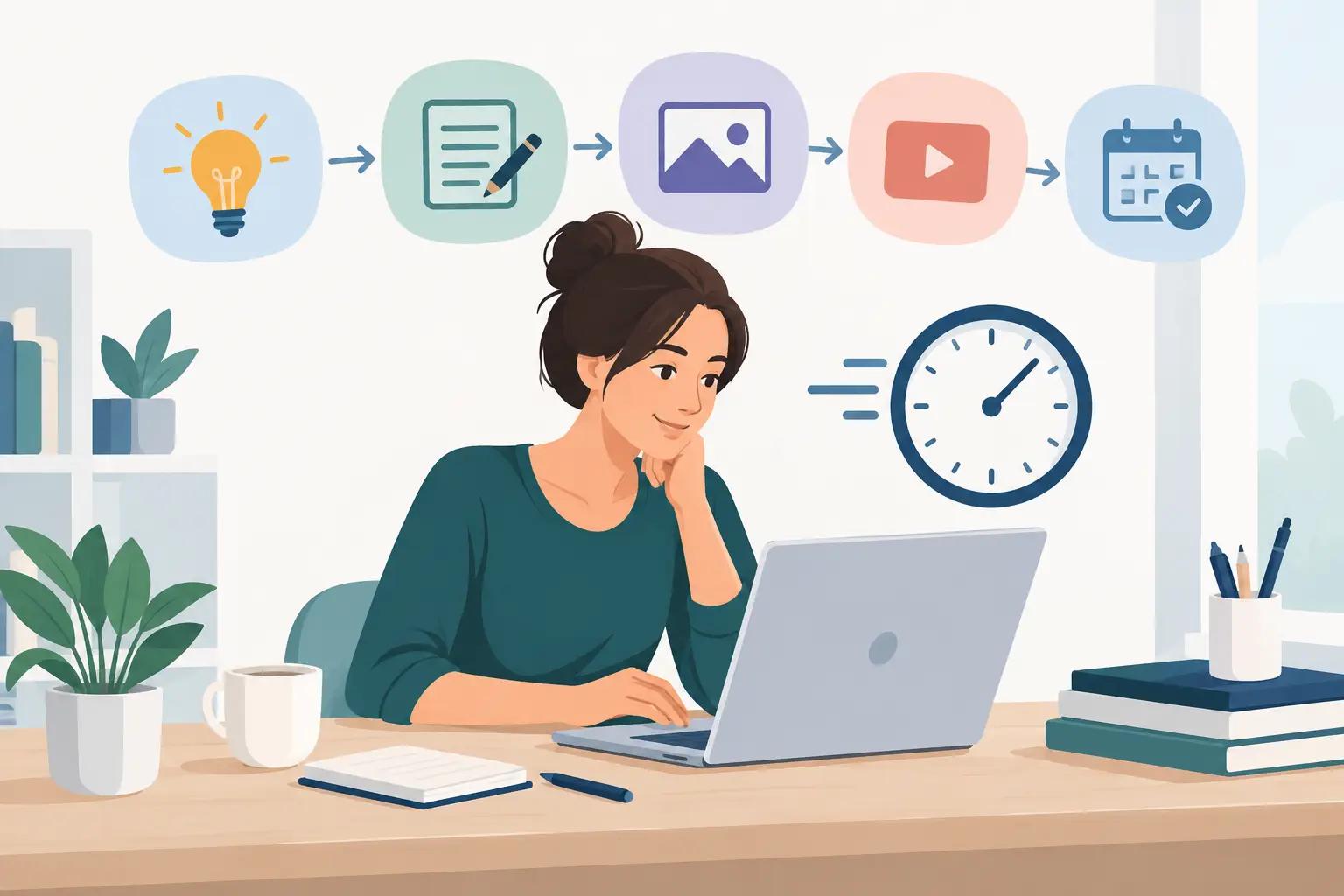 Content Workflow für Selbstständige spart Zeit