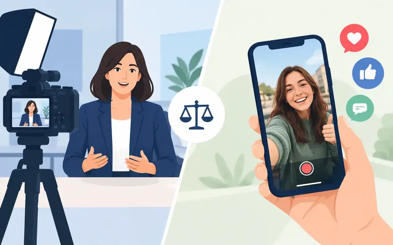 Unternehmensvideo oder UGC: Was wirkt besser?