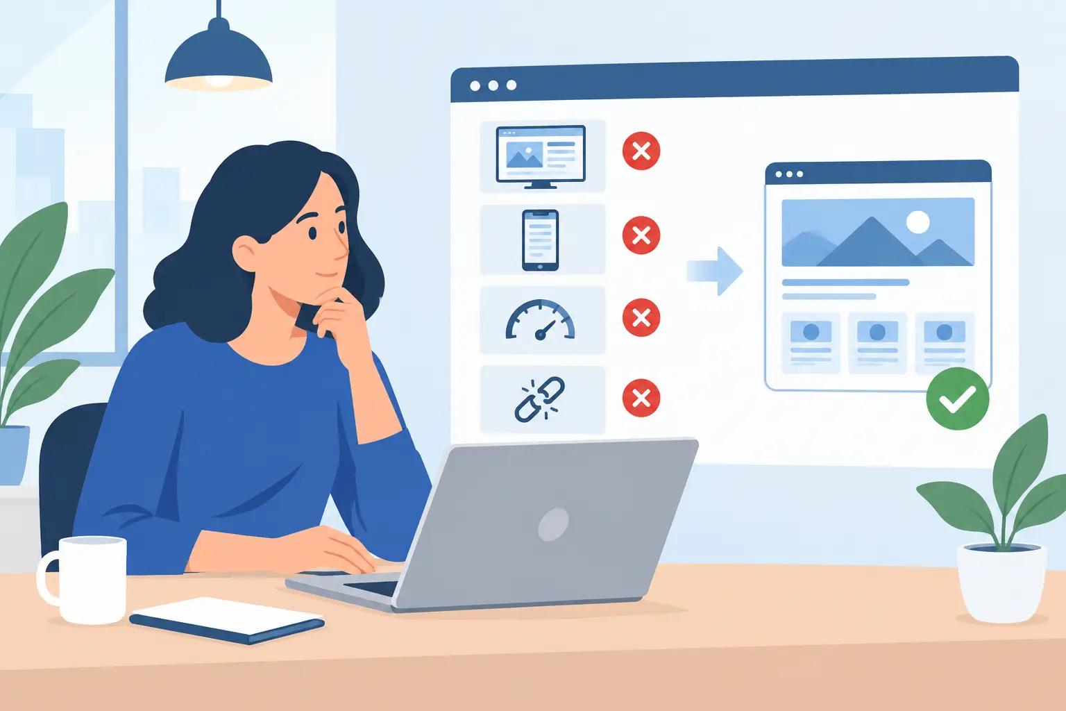 8 Website-Fehler kleiner Unternehmen vermeiden