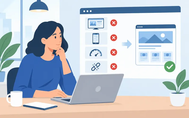8 Website-Fehler kleiner Unternehmen vermeiden