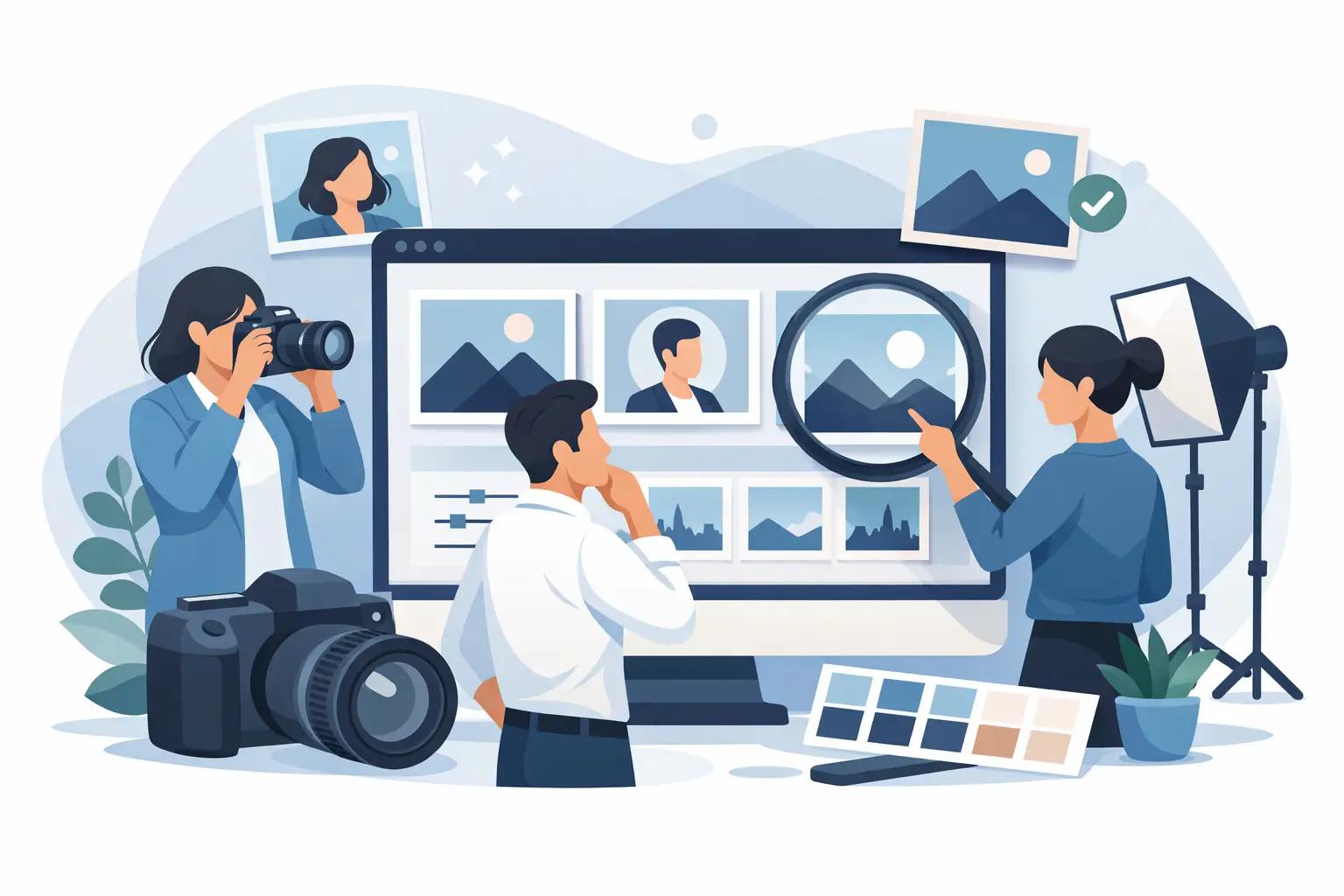 Welche Website Bilder wirken professionell?